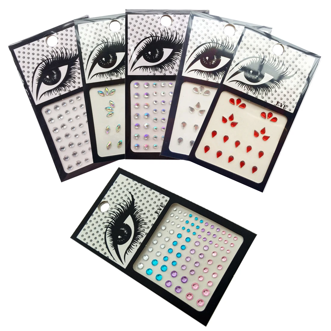 1 шт. блестящие 3D сексуальные Кристальные глаза праздничные инструменты для