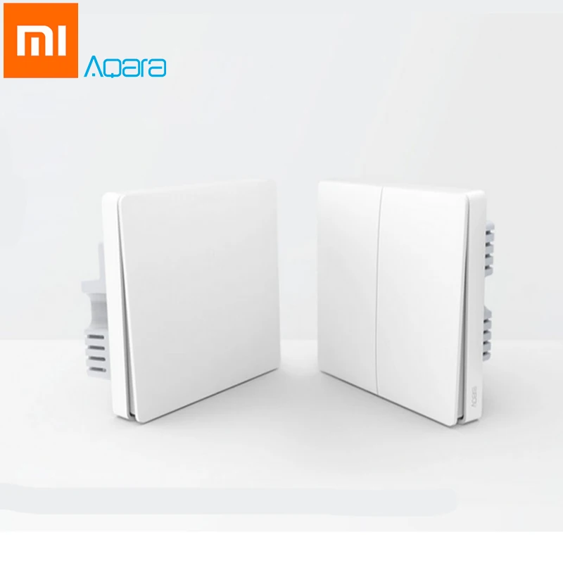 Оригинальный Xiao mi Aqara умный свет управление огонь провода Zero Line ZiGBee двойной один