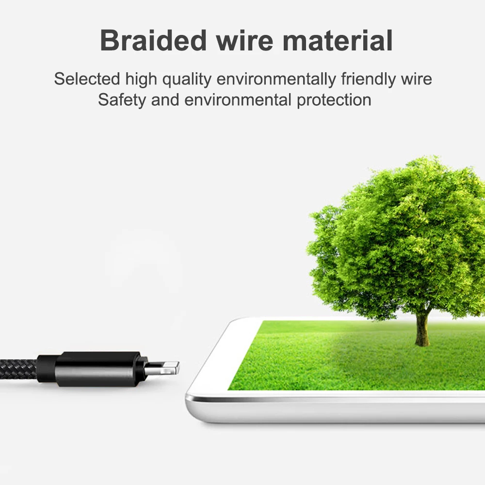 Swalle 3 в 1 USB кабель для iPhone xr Android зарядный кабель Micro зарядное устройство Шнур для мобильного телефона Micro usb type C кабель зарядного устройства