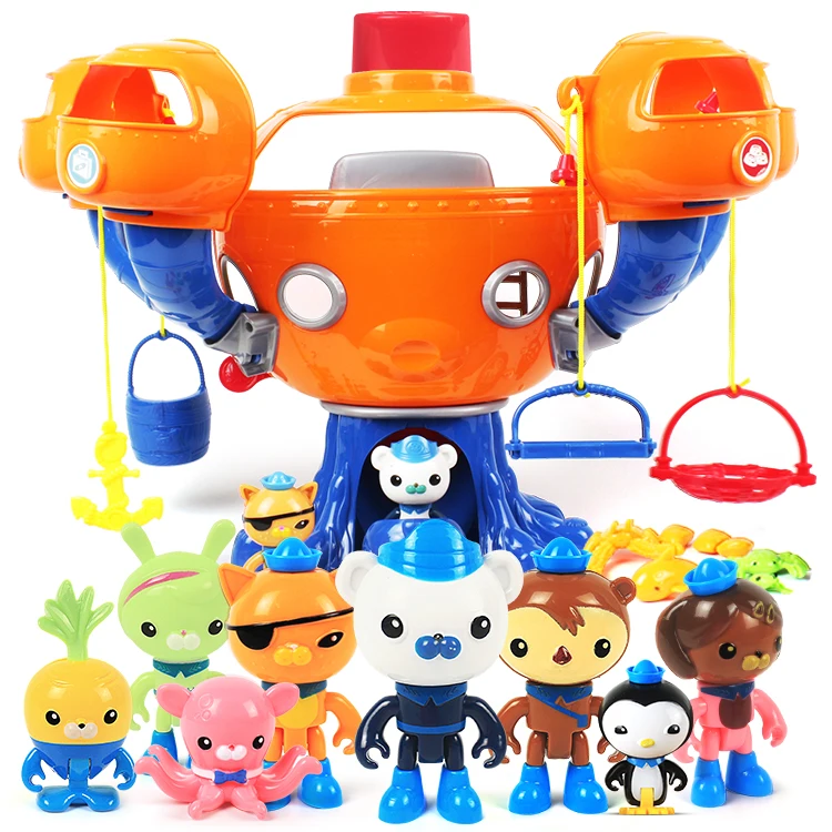 Игрушки Octonauts 55 см черная подводная лодка Octo-Pod модель U-лодки для детей лучший