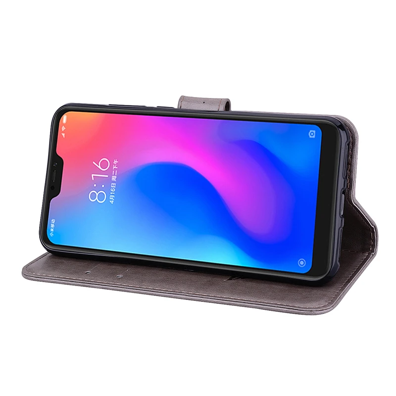Двойной розовый кожаный чехол для Xiaomi mi A2 Lite A1 Red mi 5 Plus 6A 6 Pro S2 Note 5 Pro 5A Prime Note 4 4X 4A 3S Pocophone F1 Funda