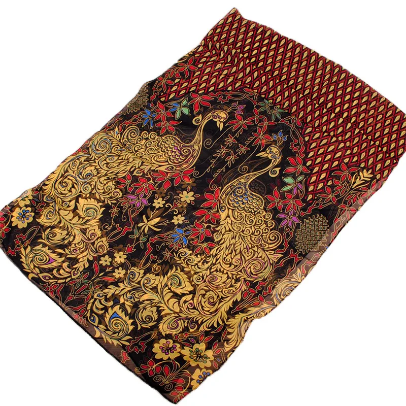 Женский шарф из шелка большой квадратный сатиновый для волос шарфы головы