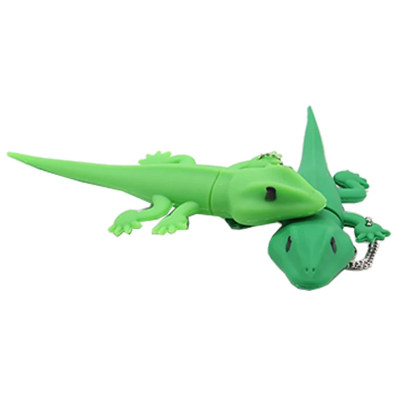 флешка мультфильма gecko USB флэш - накопитель в 128 ГБ 64 карта памяти мини-компьютер gfit