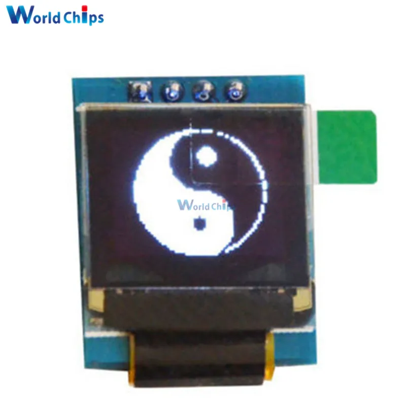 Белый 0,66 дюймовый OLED дисплей модуль 64x48 0,6" ЖК-экран IIC igc для Arduino AVR STM32