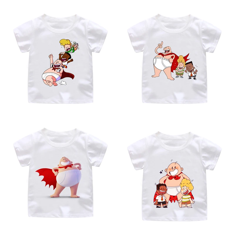 Футболка для мальчиков нижнее белье с капитаном одежда новинка 2019 летняя детская