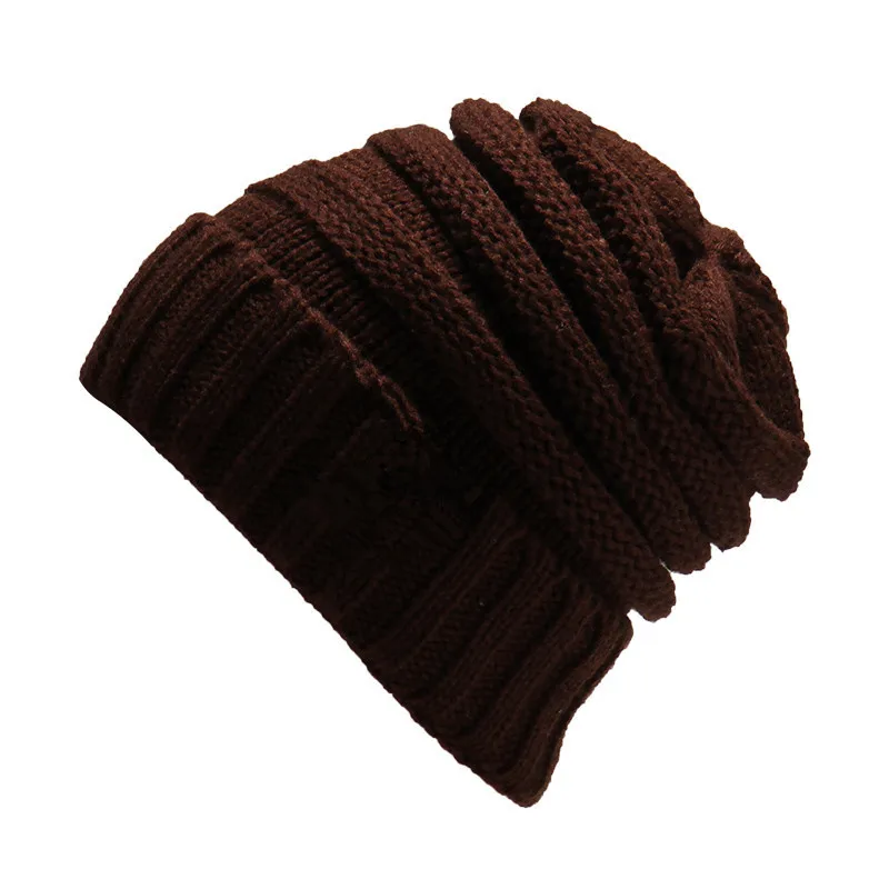 Женская шапка для девушек, вязаная шапка cc Beanies, шапка, Толстая Женская шапка Skullies для улицы, Женская Повседневная Лыжная зимняя теплая шапка, Рождественский подарок - Цвет: C5