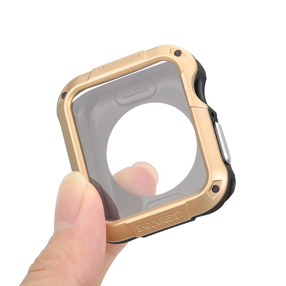 SGP защитный чехол Крышка для Apple Watch 4 5 44/40 мм прикрепляющийся к чехол для наручных часов iwatch серии 3/2/1/42 38 мм Мужские и женские часы, аксессуары