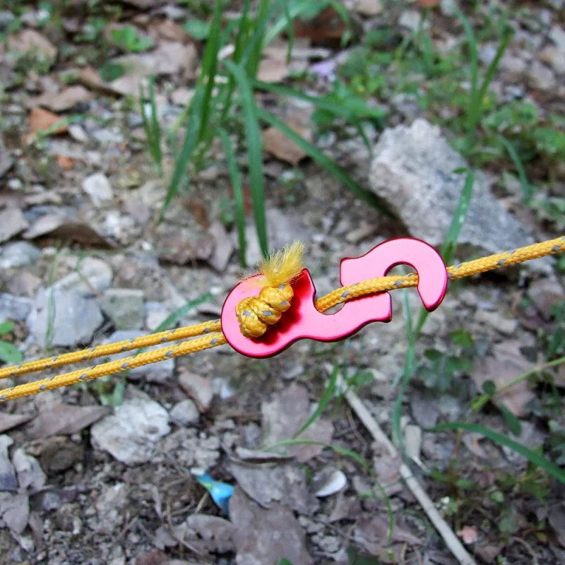 4 шт. БЫСТРОРАЗЪЕМНАЯ палатка из алюминиевого сплава пробки для каната уличная