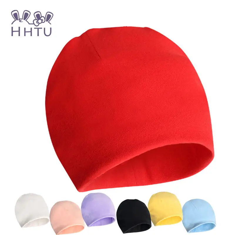 Зимняя Осенняя вязаная крючком Детская шапка HHTU для девочек и мальчиков