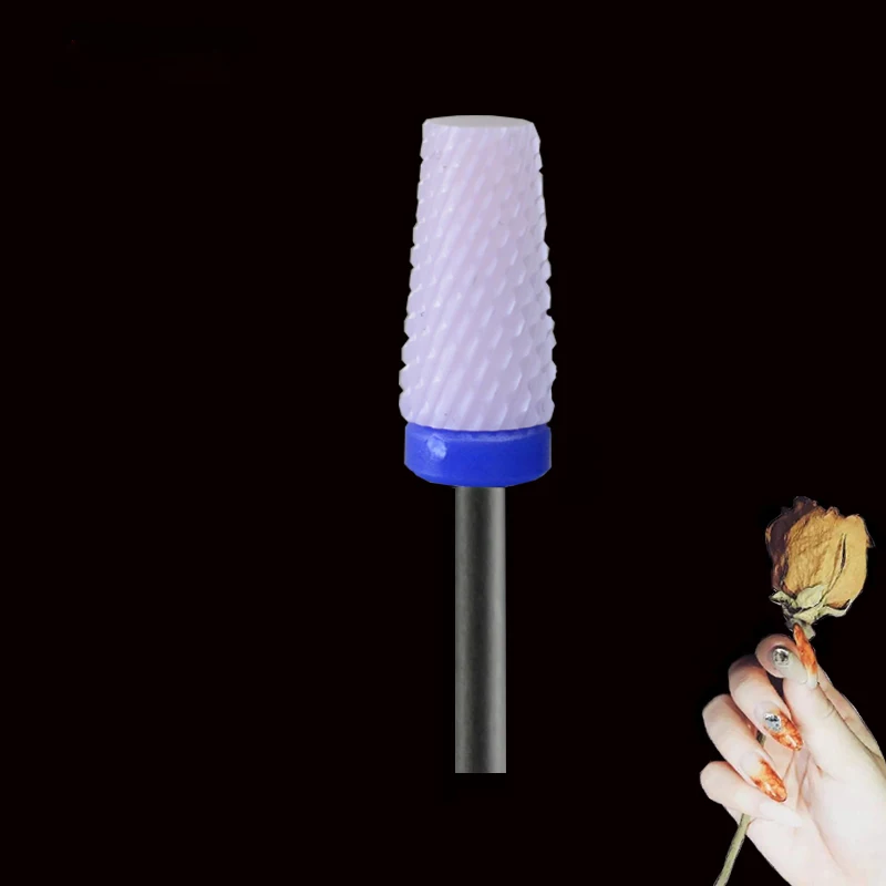 

Pink Ceramic Nail Drill Bit - Large Tapered Bit -M