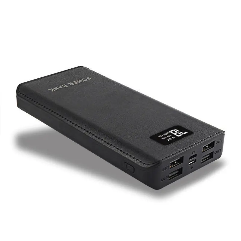 Внешний аккумулятор, 4 USB, 50000 мА/ч, светодиодный внешний резервный аккумулятор, зарядное устройство, 4 порта для зарядки, резервный аккумулятор для телефонов