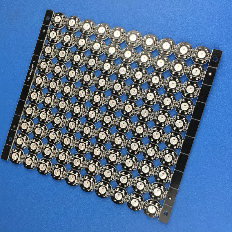 10 шт. х мини-плата (10 мм * 3 мм) WS2812B радиатор 5 в WS2812 встроенные RGB СВЕТОДИОДНЫЕ