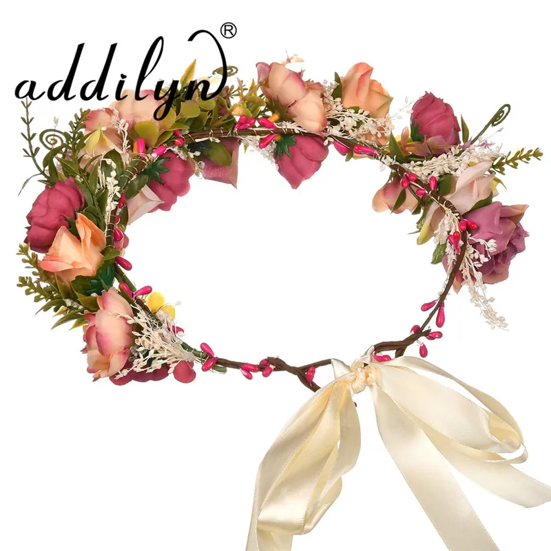 Addilyn девушка ткань цветок аксессуар для волос декоративный Пасхальный ободок