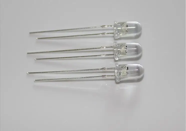 

5mm red and blue double color automatic flashing each other LED Light Beads short leg