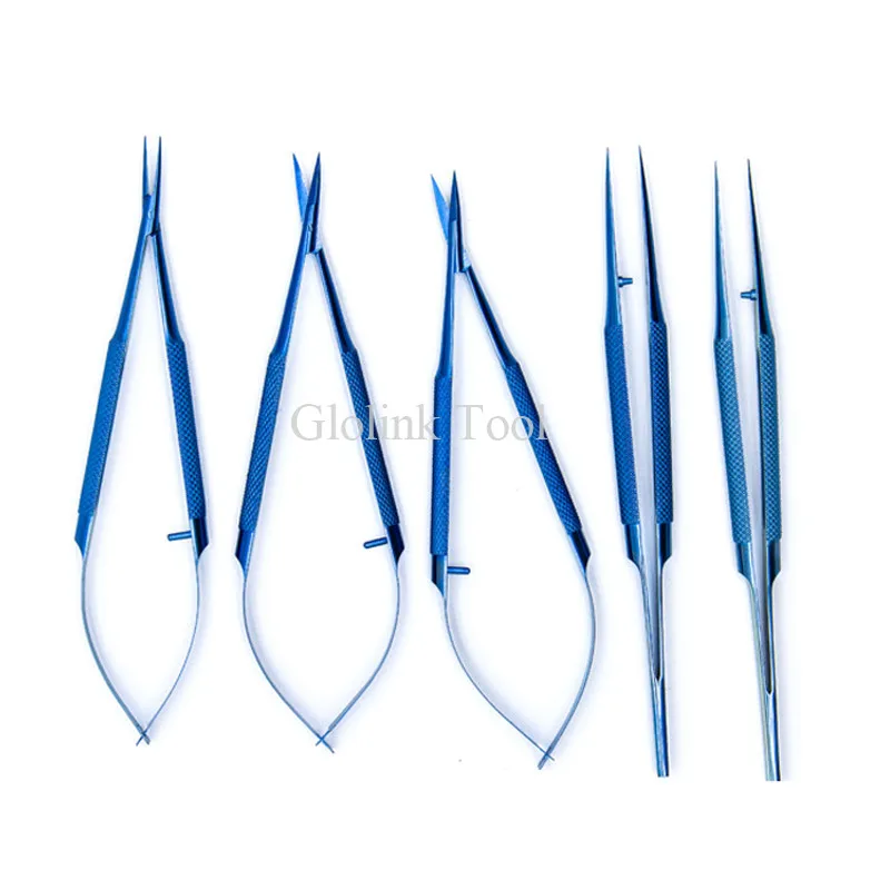 Инструменты из титанового сплава игольчатый держатель микроножницы Пинцет