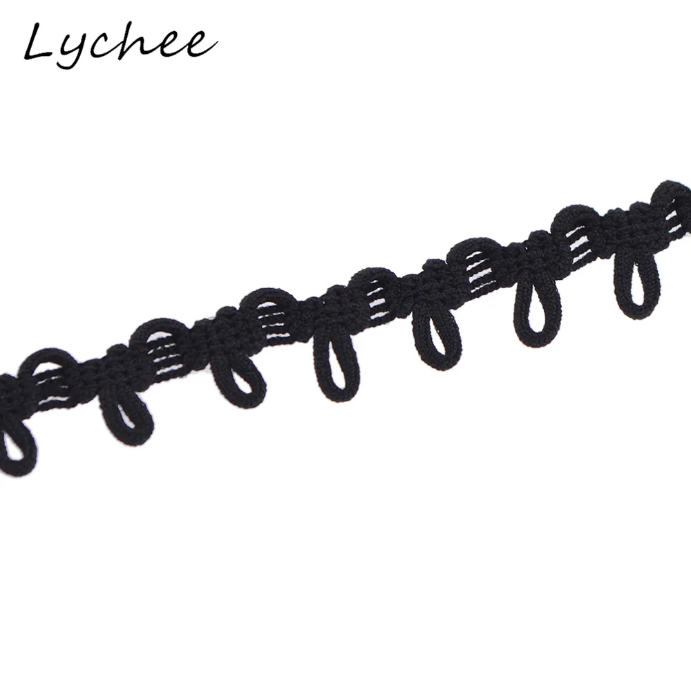 Lychee Свадебная петля эластичная кружевная отделка корсет на пуговицах оплетка