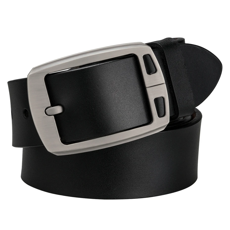 Ремень DiBanGu из натуральной коровьей кожи мужской роскошный пояс модный ремень с