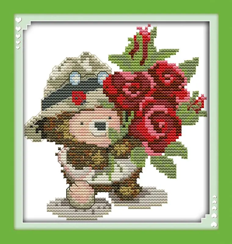 Набор для рукоделия вышивка &quotЕжик&quot &quotсделай сам&quot|cross stitch kits|dmc kitembroidery diy |
