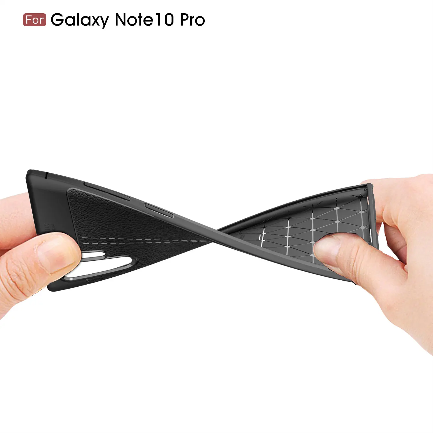 For Samsung Galaxy Note 10 Pro Case Fundas Shockproof Luxury Leather Soft TPU for Cover |