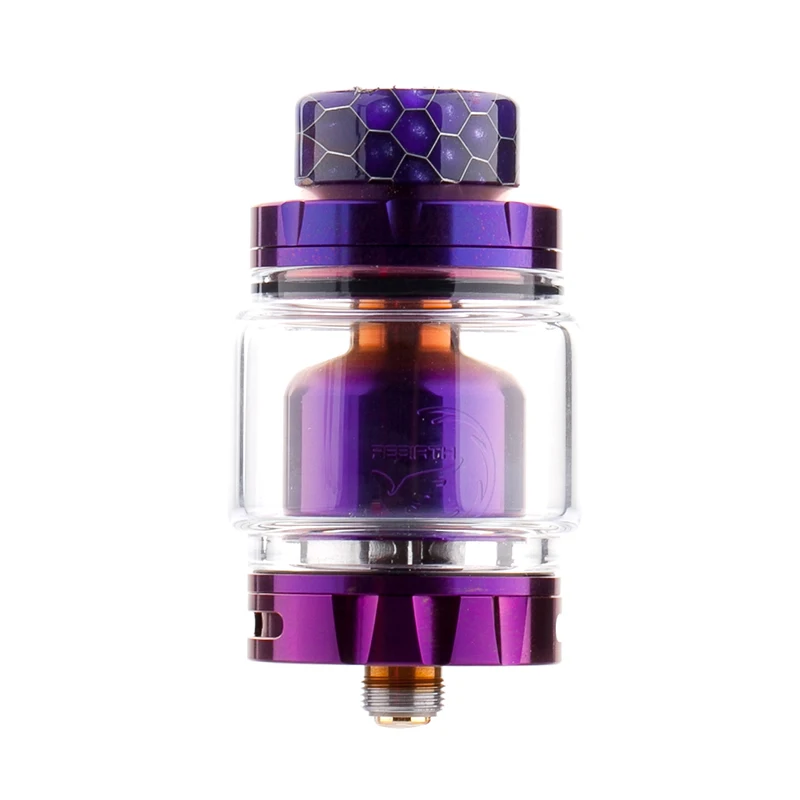 Новинка вейп бак helvape Rebirth RTA диаметром 25 мм 2 мл с полимерными наконечниками 810 для