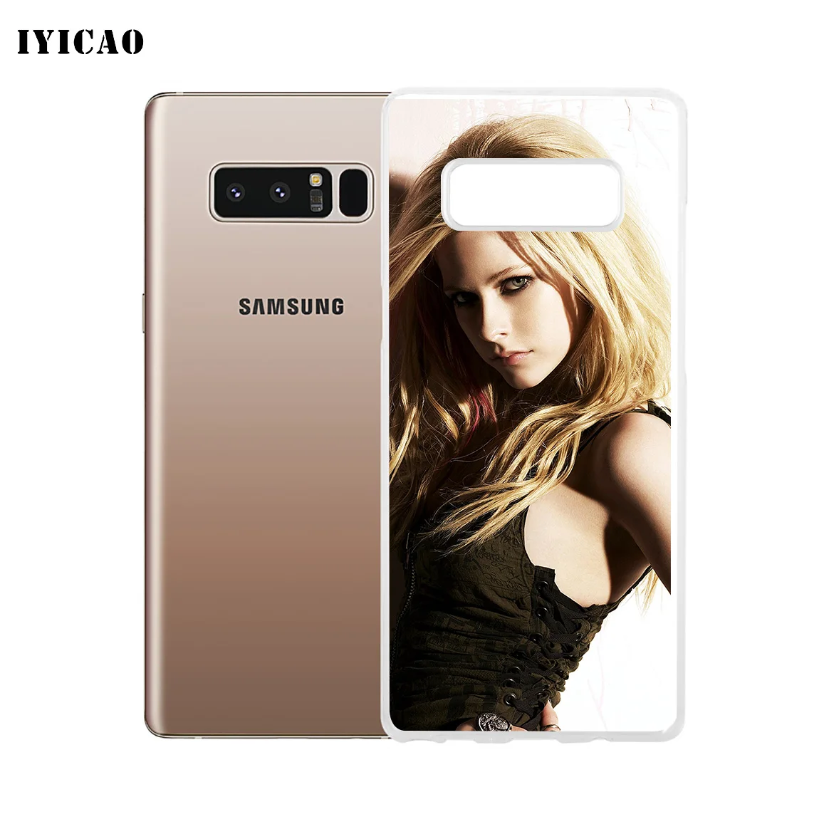 IYICAO Avril Lavigne Мягкий силиконовый чехол для телефона Samsung A5 A6 Plus A7 A8 A9 J3 J5 J7 Note 8 9 TPU