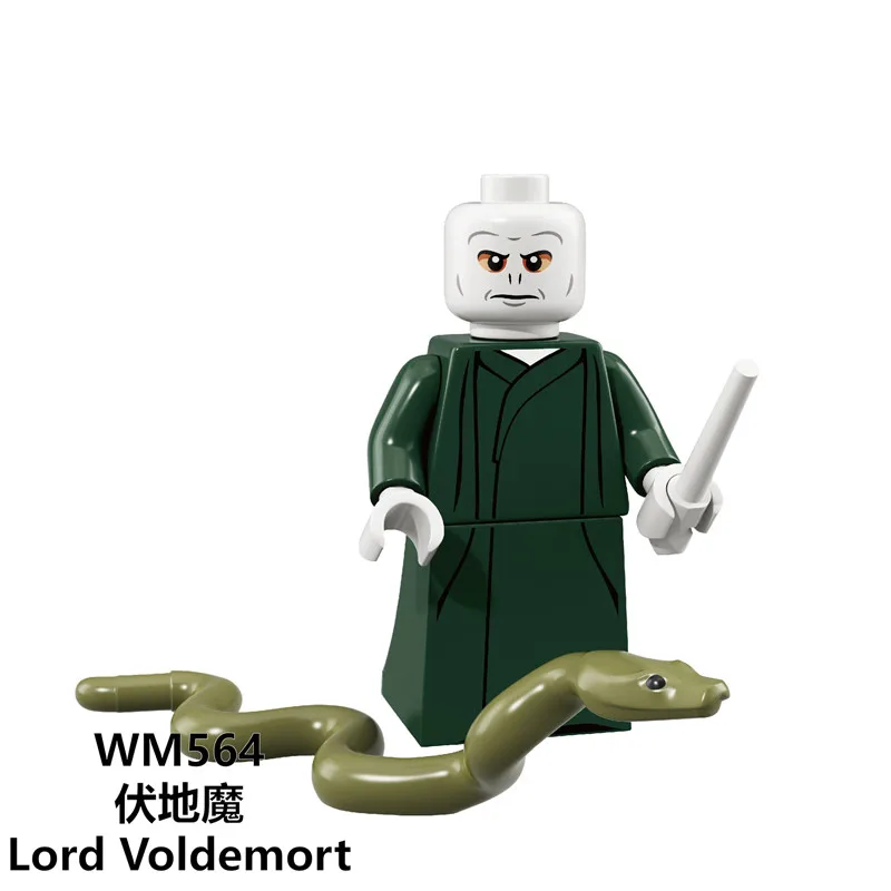WM564 Серия Harri Potters проф. Строительные блоки Снейп ХОХ Хагрид Добби Moody Quirrell Filch Волдеморт игрушки для детей WM6059 - Цвет: WM564
