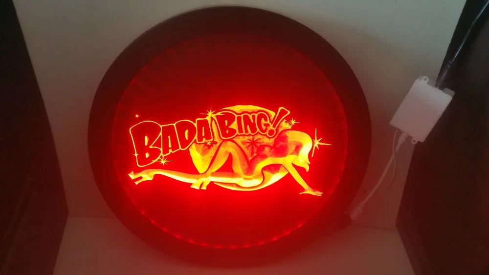 Bada Bing сексуальная обнаженная девушка экзотический RGB светодиодный многоцветный