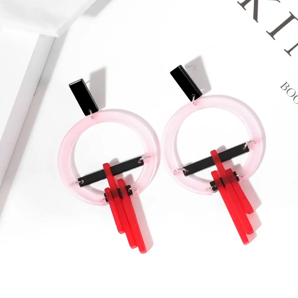 2018 модные украшения классический популярный ушной пряжки стильный акрил серьги