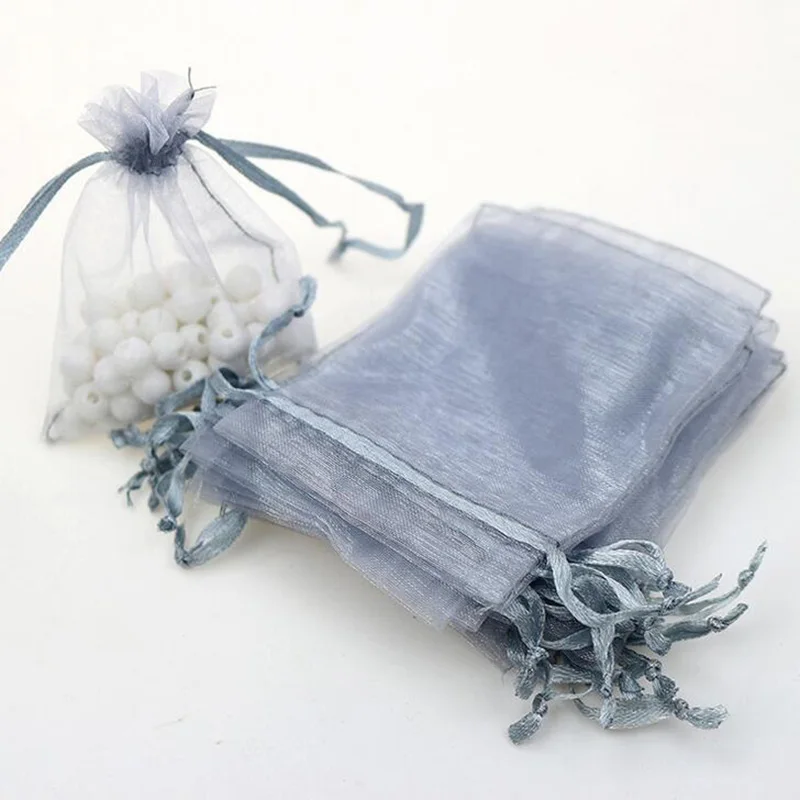 20 шт./лот 9*12 см конфетная Сумка из органзы чехлов Упаковочные пакеты для пищевых