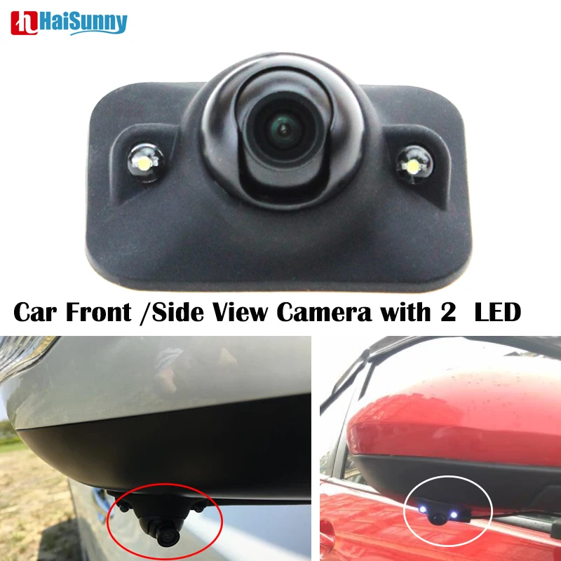 HaiSunny Mini HD камера ночного видения для автомобиля с 2 ИК светодиодами