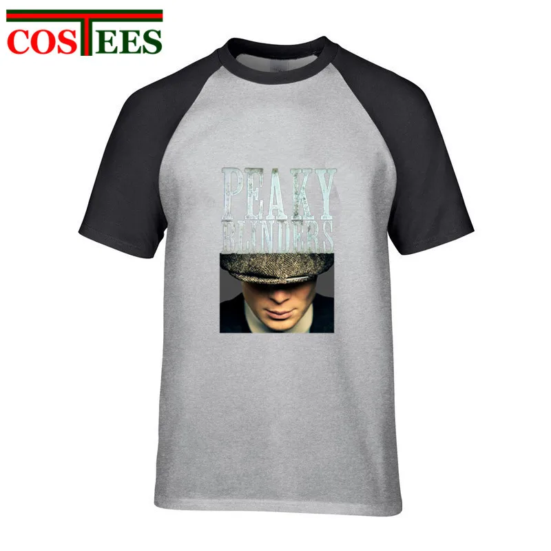 2018 vestido по заказу Peaky Blinders Футболка Мужская винтажная Shelby Bros футболка Blinder Ретро