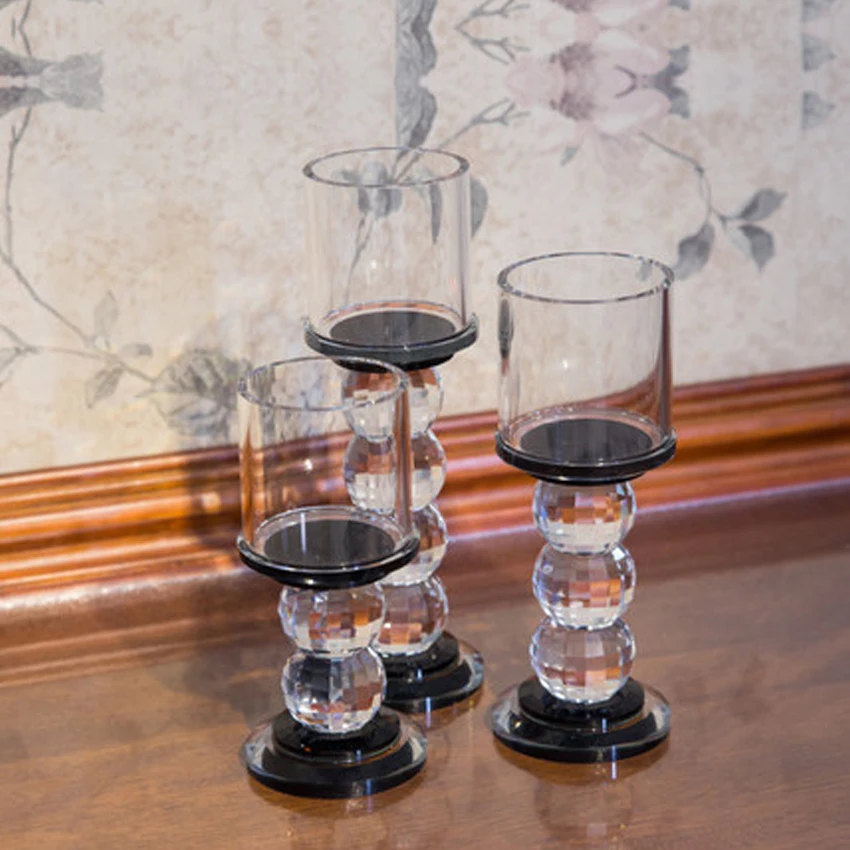 Соответствующие чашки хрустальные подсвечники подсвечник Фонарь канделябры для