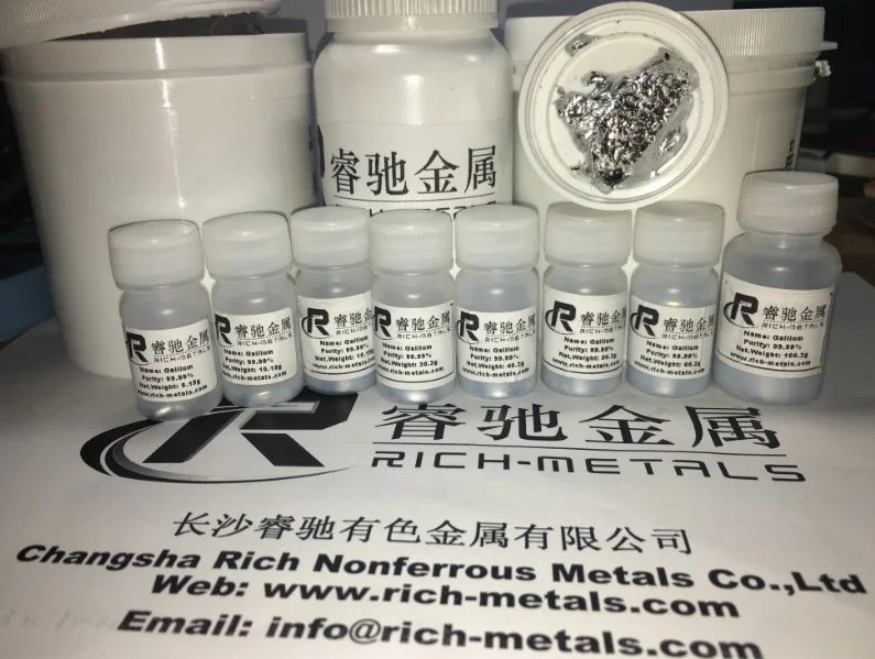 Чистый Галлий Металл 99.99% чистый 40 г|gallium metal|net netmetal net |