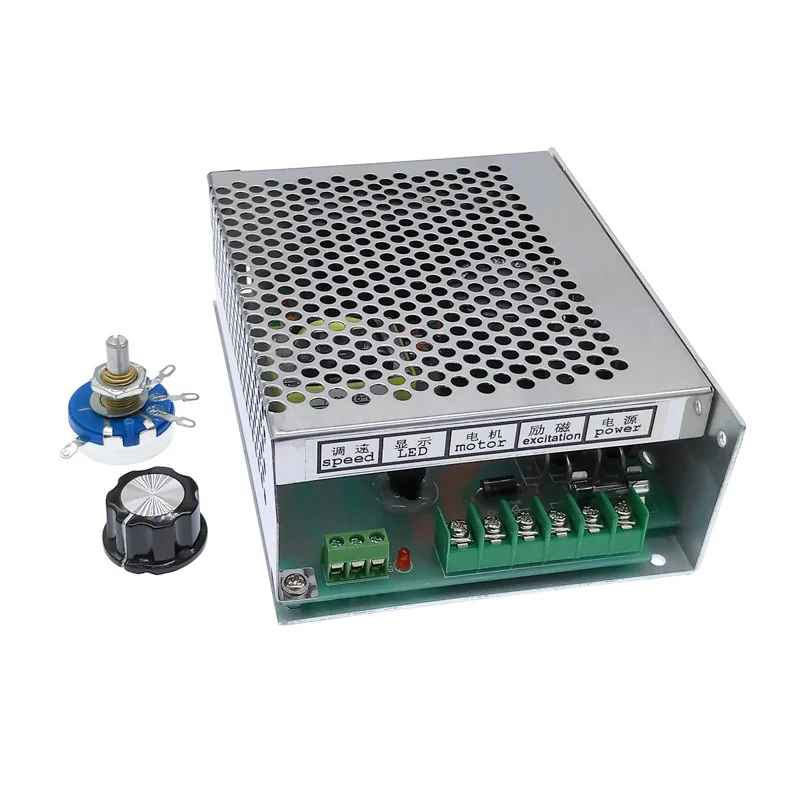 DC 0 V-220 V WK622 6A регулятор скорости ШИМ для управления двигателем постоянного тока PM источник питания подходит для постоянного тока мотор шпинделя 220VAC вход