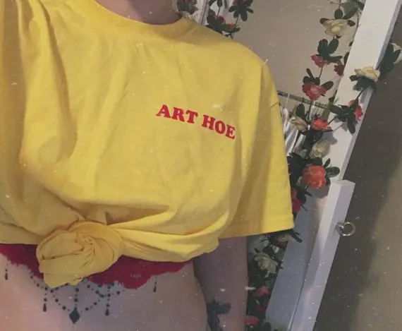 Sugarbaby/футболка унисекс с графическим принтом и Art hoe модная футболка короткими