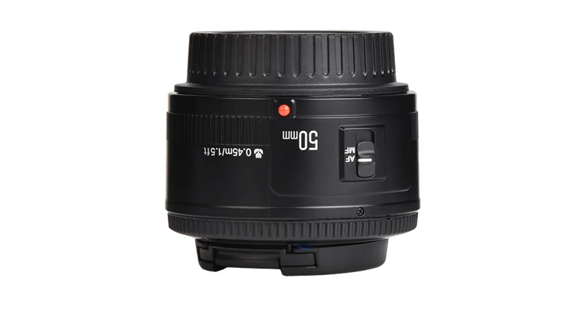 YONGNUO YN50mm F1.8 YN EF 50 мм f/1.8 AF объектив YN50 диафрагма Автофокус для Canon EOS Зеркальные фотокамеры
