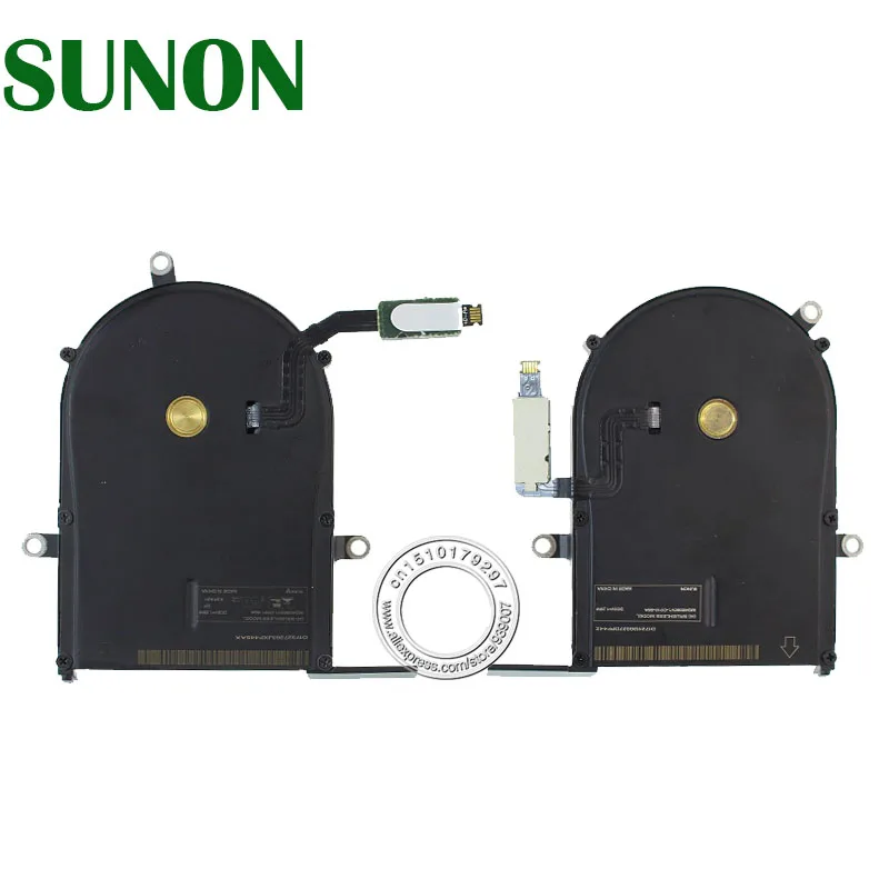 Оригинальный охлаждающий вентилятор SUNON справа + слева для Macbook Por 13 &quotA1425 2012 MD212