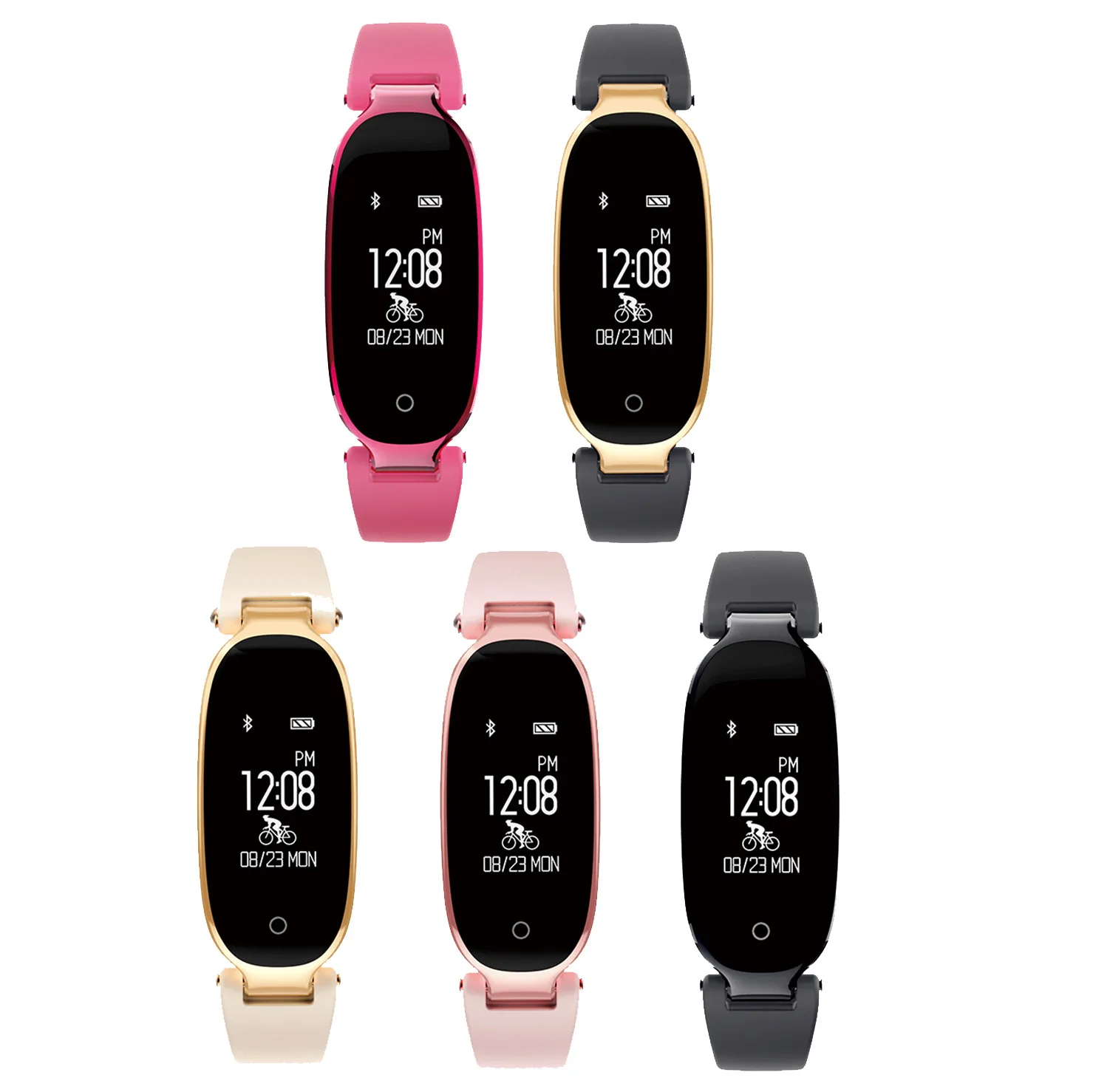 Смарт-браслеты S3 + Динамический сердечного ритма Упражнение умный браслет леди