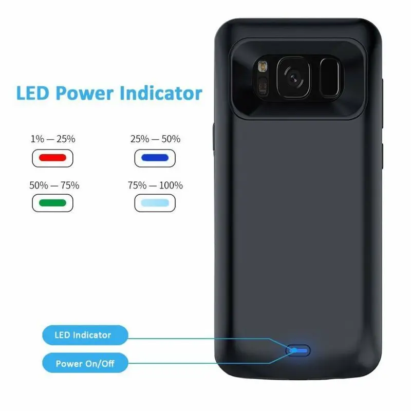 Чехол для Samsung Galaxy S8 5000 мАч | Мобильные телефоны и аксессуары