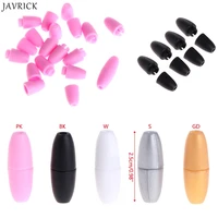 javrick 10pcs breakaway plastic clasps for silicone teething necklace diy safety clasp for baby magnetic clasps lobster clasp