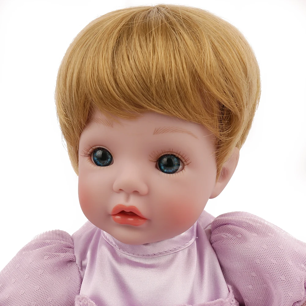 NPKDOLL Кукла Reborn Baby виниловый корпус 18 дюймов 45 см кукла игрушки для девочек и
