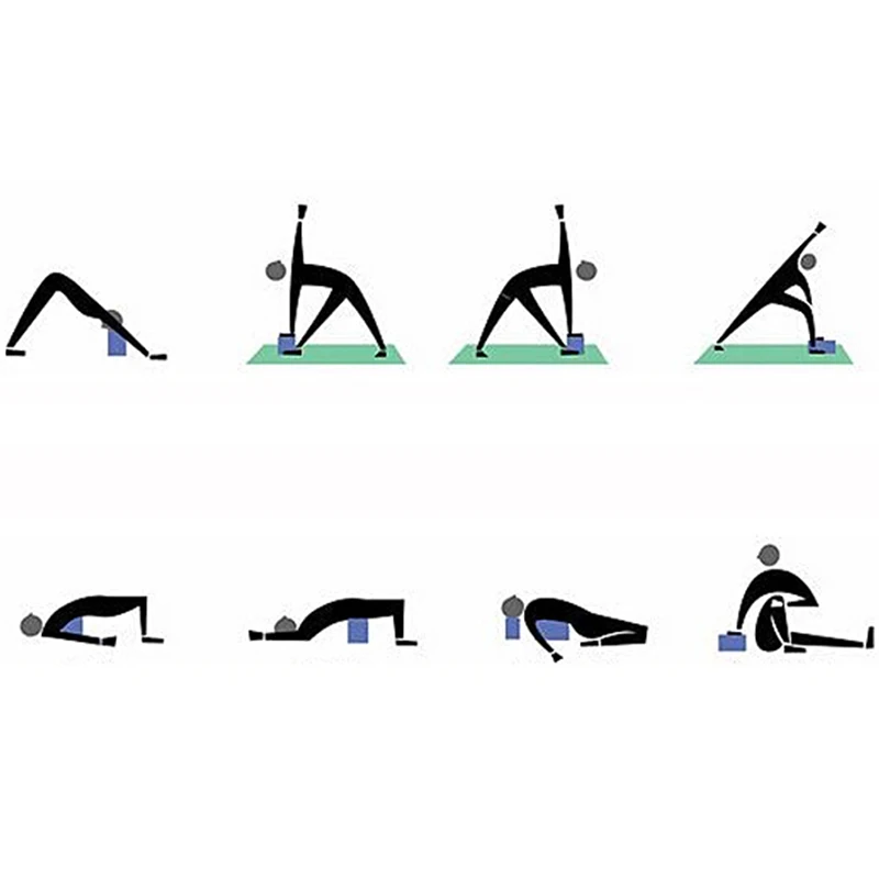 

EVA Yoga Block Colorful Foam Block Brick Exercise Fitness Tool Exercise Workout Stretching Aid Body Shaping Health Training