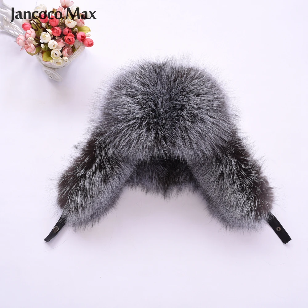 New Arrival Fashion Style Winter Warm Hat Real Fox Raccoon Fur Bomber Hats Men S1576