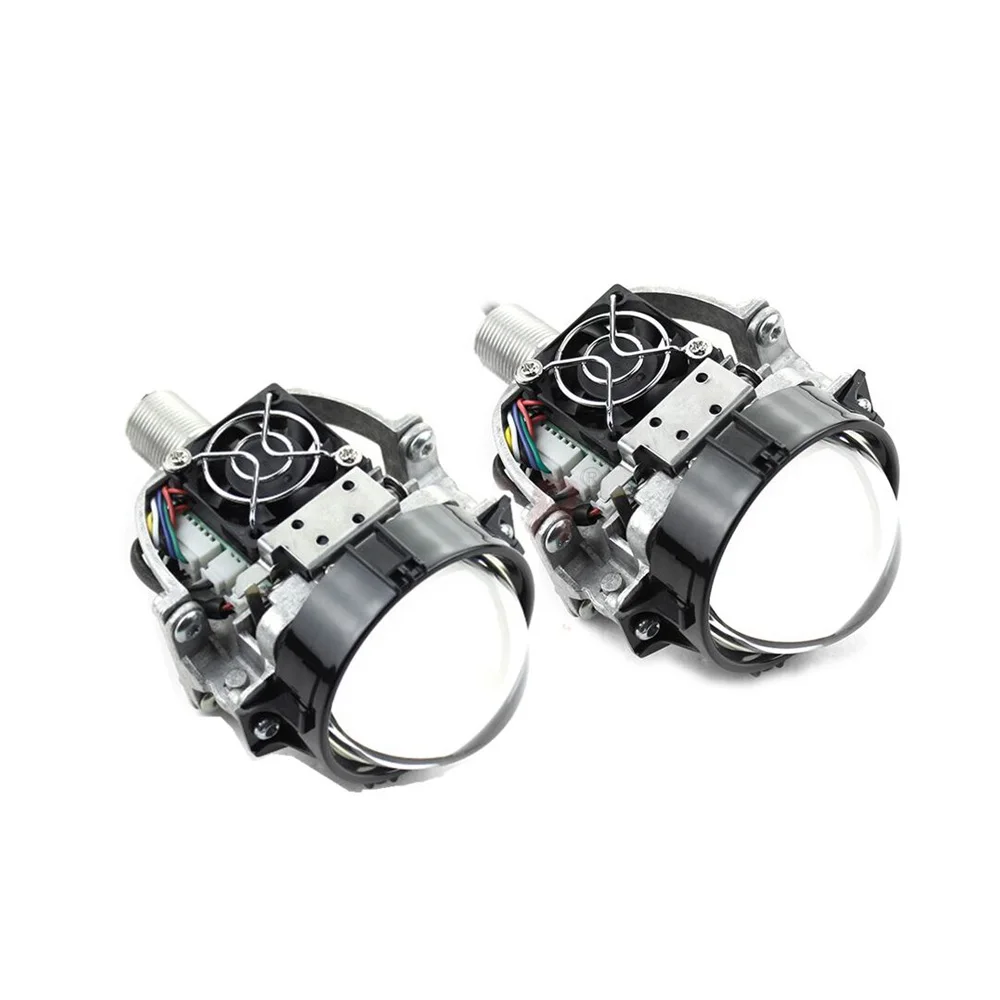 Bi светодиодные Налобные прожекторы объектив 3 0 дюймов с Ангел глаз кожухи hella5