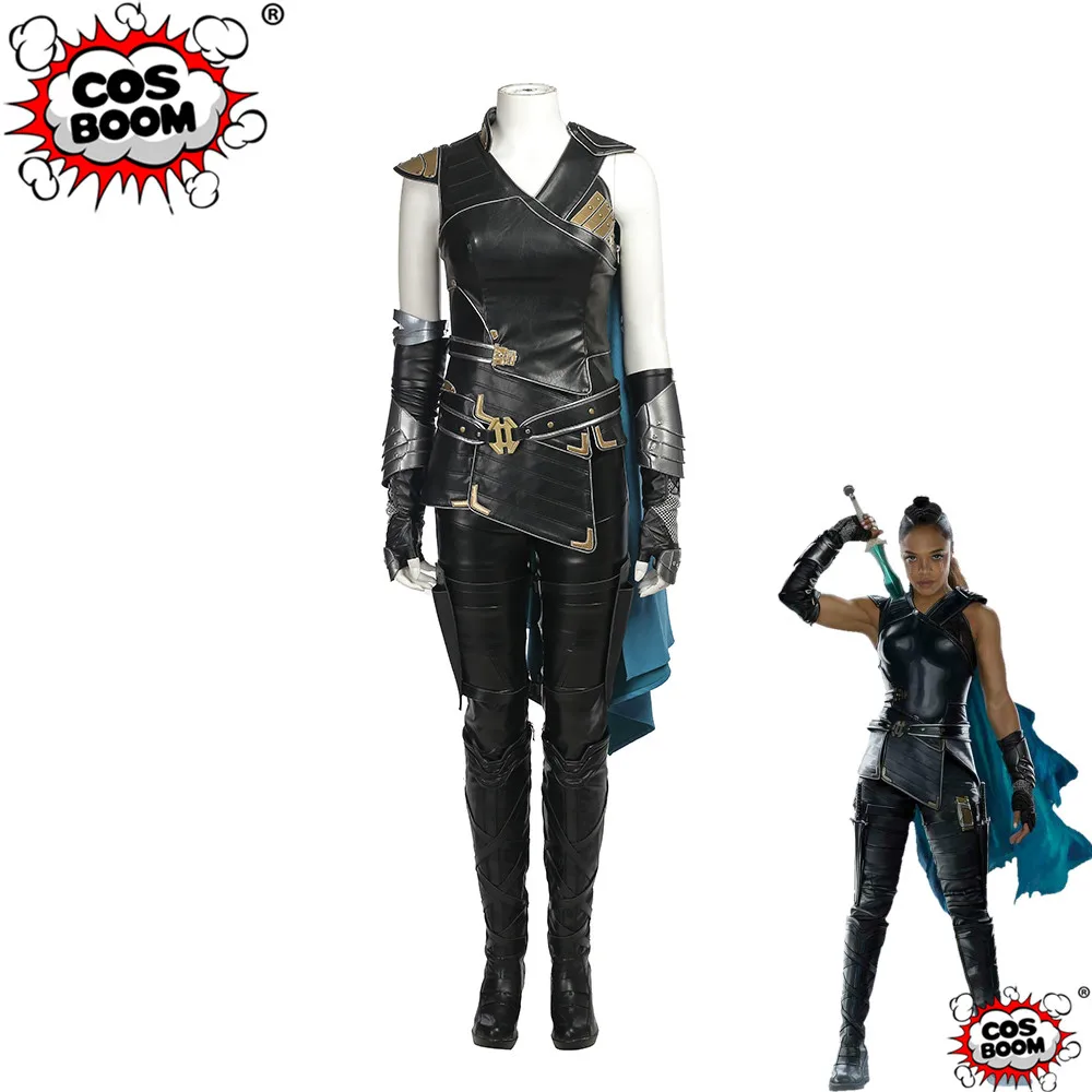 COSBOOM Thor Ragnarok костюм Валькирии для взрослых женщин Хэллоуин Карнавал Тор