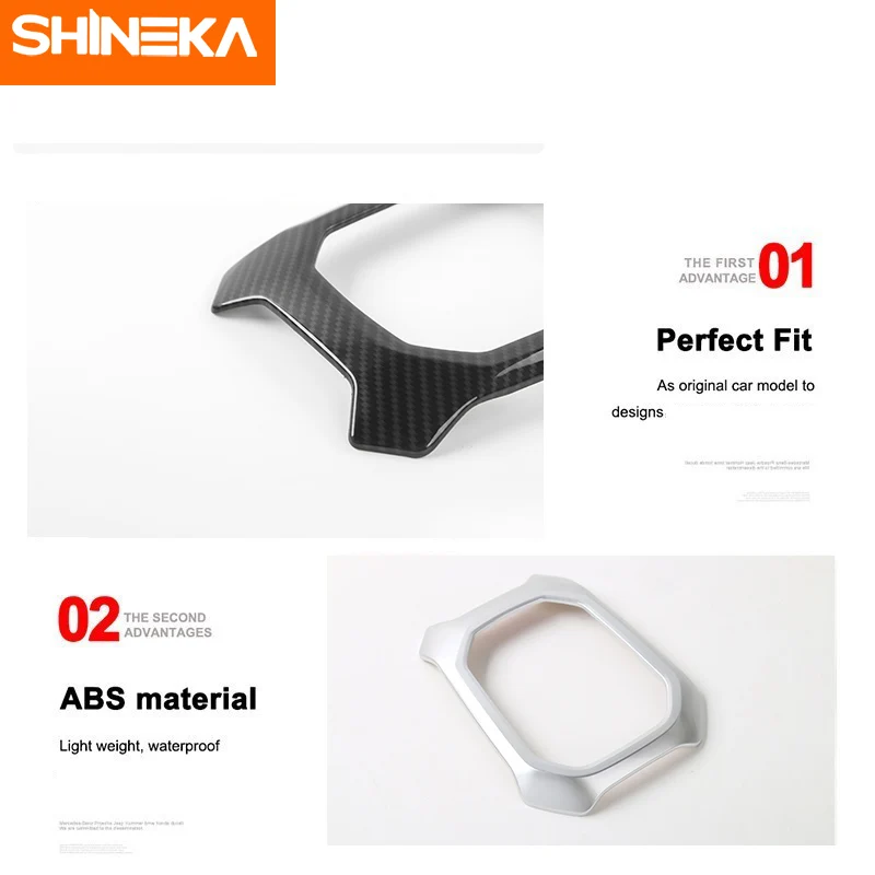 Декоративная панель переключения передач SHINEKA ABS для салона автомобиля наклейки