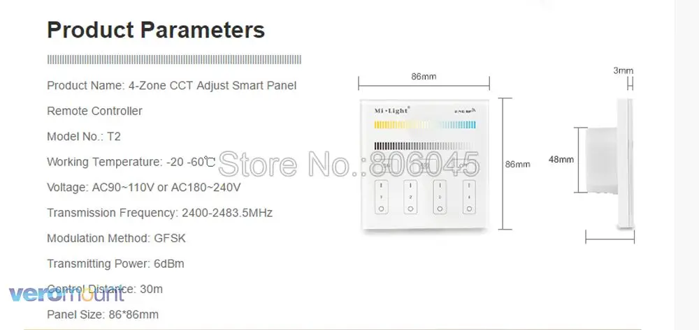 AC85-265V 2,4G Mi. Светильник GU10 5W с регулируемой цветовой температурой двойной белый(CW/WW) CCT Wifi светодиодный светильник FUT011 для Android/iOS
