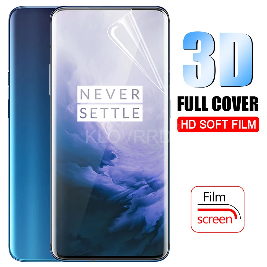Для Oneplus 7 Pro мягкая защитная пленка для экрана с полным покрытием Гидрогелевая One