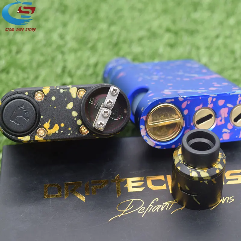 Электронная сигарета 528 Custom Driptech DS BF box kit 2*18650 батареи в параллельном алюминиевом