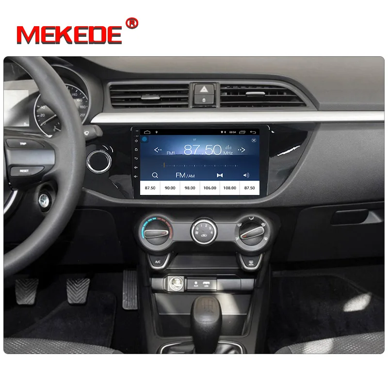 MEKEDE Android 8,1 Автомобильный gps радио Мультимедиа Видео плеер gps навигация " для KIA RIO 4 седан 2 din без dvd